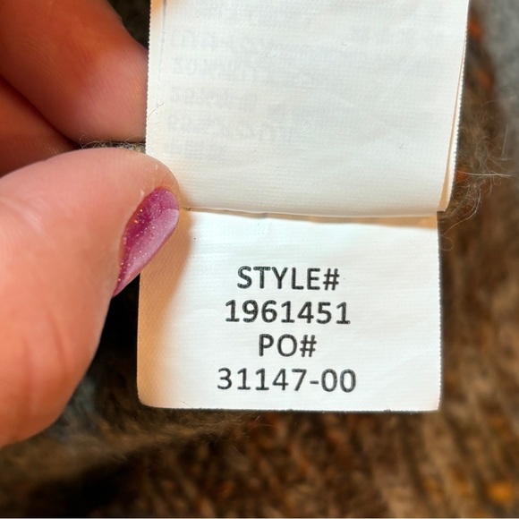 prAna Womens Autumn Rein Sweater Tunic Brown Knit Turtleneck Sz Small - Picture 10 of 10